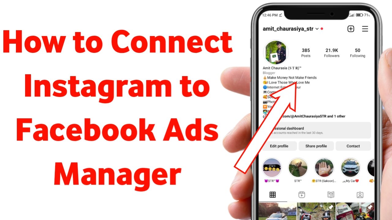 How to Connect Instagram to Facebook Ads Manager